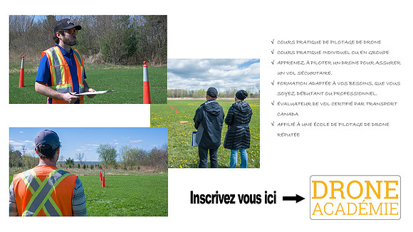 page cours drone